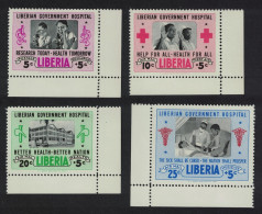 Liberia Government Hospital Fund 4v Corners 1954 MNH SG#741-744 - Liberia