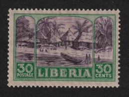 Liberia Village 30c 1921 MNH SG#408 MI#197 Sc#189 - Liberia