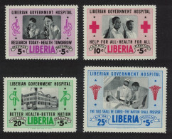 Liberia Government Hospital Fund 4v 1954 MNH SG#741-744 - Liberia