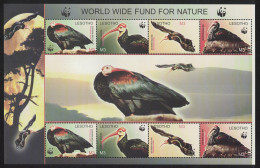 Lesotho WWF Southern Bald Ibis Birds MS 2004 MNH SG#MS1938 MI#1895-1898 Sc#1336 A-d - Lesotho (1966-...)