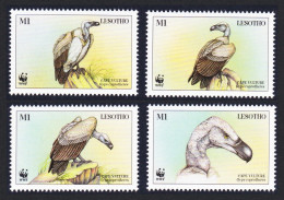 Lesotho WWF Cape Vulture Birds 4v 1998 MNH SG#1378-1381 MI#1276-1279 Sc#1091 A-d - Lesotho (1966-...)