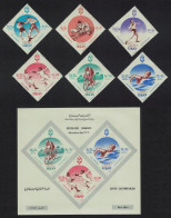 Lebanon Olympic Games Rome 6v+MS 1961 MNH SG#MS675a Sc#CB12-14imp - Libano