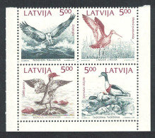 Latvia Osprey Godwit Shelducks Birds Of The Baltic 1992 MNH SG#359-362 - Lettonie