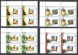 Latvia Europa CEPT Stamps 4v Corner Blocks Of 4 2006 MNH SG#654-657 - Lettland
