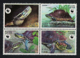 Laos WWF Malayan Box Turtle 4v In Block 2*2 2004 MNH SG#1892-1895 MI#1927-1930 Sc#1625 A-d - Laos