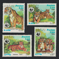 Laos WWF Tiger 4v 1984 MNH SG#704-707 MI#706-709 Sc#517-520 - Laos