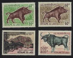 Laos Boar Leopard Gaur Wild Animals 4v 1970 MNH SG#300-303 MI#291-294 - Laos