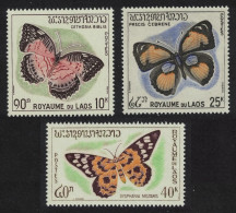 Laos Butterflies 3v 1965 MNH SG#151-153 MI#151-153 - Laos