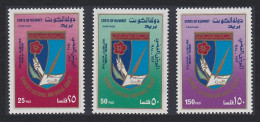Kuwait Women's Cultural And Social Society 3v 1988 MNH SG#1151-1153 Sc#1058-1060 - Kuwait