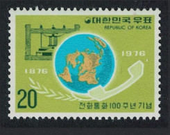 Korea Rep. Telephone Centenary 1976 MNH SG#1225 - Corée Du Sud