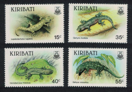 Kiribati Geckos 4v 1986 MNH SG#261-264 - Kiribati (1979-...)