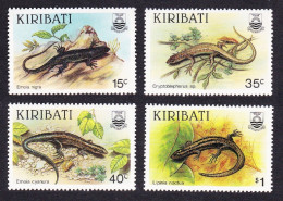 Kiribati Skinks Lizards Fauna 4v 1987 MNH SG#274-277 Sc#491-494 - Kiribati (1979-...)