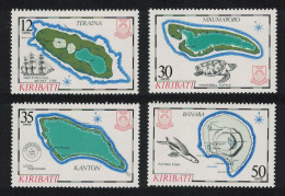 Kiribati Island Maps 3rd Series 4v 1983 MNH SG#215-218 - Kiribati (1979-...)