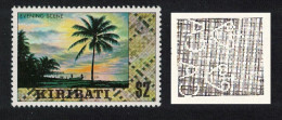 Kiribati Palm Tree Evening Scene $2 Watermark Variety 1979 MNH SG#98aw - Kiribati (1979-...)