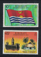 Kiribati Independence 2v 1979 MNH SG#84-85 MI#262-263 Sc#325-326 - Kiribati (1979-...)