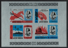 Khor Fakkan Churchill Commemoration MS IMPERF 1966 MNH MI#Block 2B - Khor Fakkan