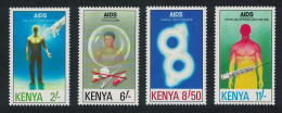 Kenya AIDS Day 4v 1992 MNH SG#561-564 - Kenya (1963-...)