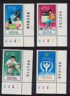 Kenya International Literacy Year 4v Corners Numbers 1990 MNH SG#552-555 - Kenya (1963-...)