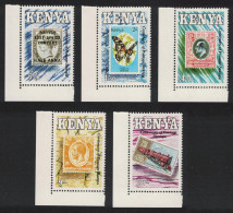 Kenya Cent Of Postage Stamps In Kenya 5v Corners 1990 MNH SG#547-551 - Kenya (1963-...)