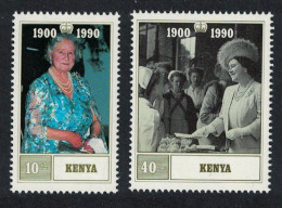 Kenya Queen Elizabeth The Queen Mother 2v 1990 MNH SG#545-546 - Kenya (1963-...)