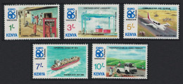 Kenya Airplanes Ships 'Expo '86' World Fair Vancouver 5v 1986 MNH SG#385-389 - Kenia (1963-...)