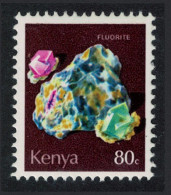 Kenya Fluorite Mineral 80c 1970 MNH SG#113 Sc#104 - Kenia (1963-...)