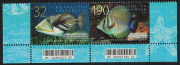 Kazakhstan Aquarium Fish Astana Oceanarium 2v Bottom Pair 2010 MNH SG#651-652 - Kazakhstan