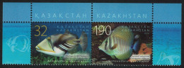 Kazakhstan Aquarium Fish Astana Oceanarium 2v Top Pair 2010 MNH SG#651-652 - Kasachstan
