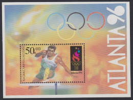 Kazakhstan Olympic Games Atlanta Hurdling MS 1996 MNH SG#MS123 Sc#149 - Kazakhstan