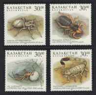 Kazakhstan Arachnidae Spiders 4v 1997 MNH SG#188-191 - Kasachstan
