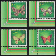 Kazakhstan Butterflies 4v Corners 1996 MNH SG#136-139 - Kasachstan