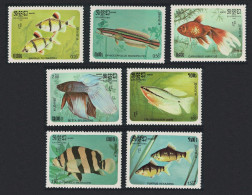 Kampuchea Fishes 7v 1985 MNH SG#673-679 - Kampuchea