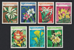 Kampuchea Orchids Flowers 7v 1984 MNH SG#549-555 MI#591-597 - Kampuchea