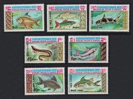 Kampuchea Fishes 7v 1983 MNH SG#481-487 Sc#447-453 - Kampuchea