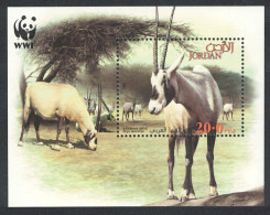 Jordan WWF Arabian Oryx MS 2005 MNH SG#MS2092 MI#Block 109 - Giordania