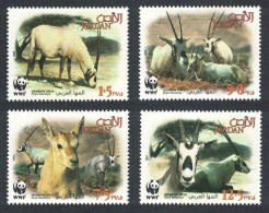 Jordan WWF Arabian Oryx 4v 2005 MNH SG#2088-2091 MI#1858-1861 Sc#A363 - Giordania