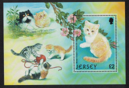 Jersey Cats MS 2002 MNH SG#MS1066 - Jersey
