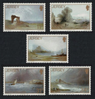 Jersey Christmas Paintings By John Le Capelain 5v 1987 MNH SG#428-432 - Jersey