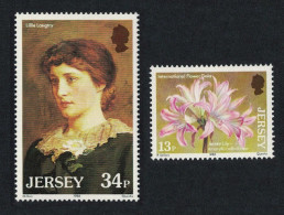 Jersey Lilies 2v 1986 MNH SG#380-381 - Jersey