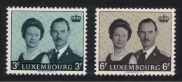 Luxembourg Accession Of Grand Duke Jean 2v 1964 MNH SG#748-749 MI#701-702 - Ongebruikt