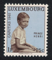 Luxembourg Prince Henri 'CARITAS' 30c 1961 MNH SG#700 MI#650 - Neufs