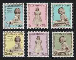 Luxembourg Princess Marie-Astrid 6v 1960 MNH SG#685-690 MI#631-636 - Unused Stamps