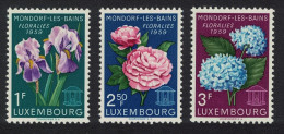 Luxembourg Mondorf-les-Bains Flower Show 3v 1959 MNH SG#656-658 MI#606-608 - Ongebruikt