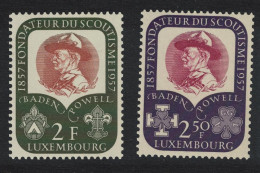 Luxembourg Lord Baden-Powell Scouting 2v 1957 MNH SG#621-622 - Ongebruikt