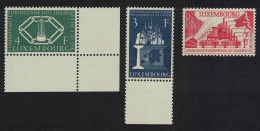 Luxembourg European Coal And Steel Community 3v Margins 1956 MNH SG#606-608 MI#552-554 - Neufs