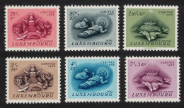 Luxembourg Christmas Day 6v 1955 MNH SG#595-600 MI#541-546 - Unused Stamps