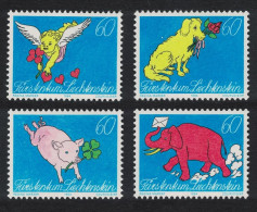 Liechtenstein Greetings Stamps 4v 1994 MNH SG#1075-1078 - Unused Stamps