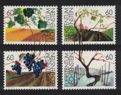 Liechtenstein Seasons Of The Vine 4v 1994 MNH SG#1080-1083 - Unused Stamps