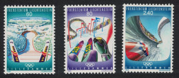 Liechtenstein Winter Olympic Games Lillehammer Norway 3v Def 1993 SG#1067-1069 - Unused Stamps