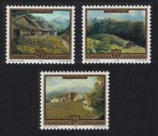 Liechtenstein Paintings By Hans Gantner Painter 3v 1993 MNH SG#1046-1048 - Ongebruikt
